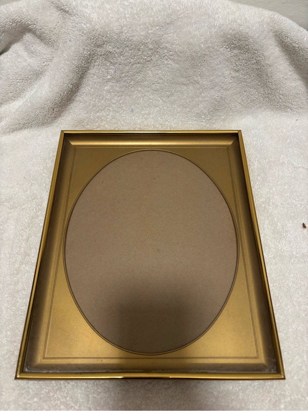 Gold Decorative Oval Photo Frame vintage cottage core